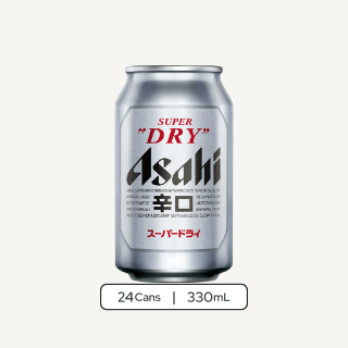 朝日啤酒罐裝 24 x 330ml