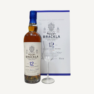 皇家柏克萊12年單一麥芽威士忌禮盒 (玻璃杯)樽裝 700ml