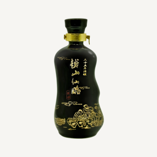 越山仙雕 三十五年 藍樽 (木盒裝) 600ml