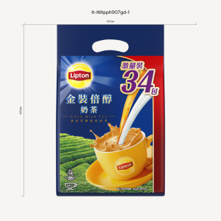 立頓金裝倍醇奶茶袋裝 12 x 34 x 16.5g