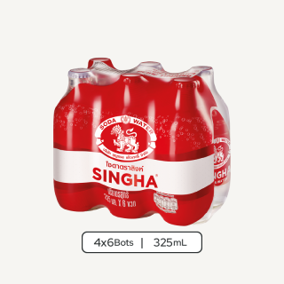 勝獅梳打水玻璃樽裝樽裝 4 x 6 x 325ml