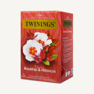 川寧玫瑰果洛神花草茶盒裝 6 x 20 x 2.5g