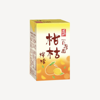 道地柑桔檸檬果汁飲品紙包裝 24 x 250ml