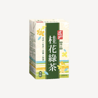 道地桂花綠茶紙包裝 24 x 250ml