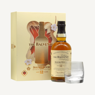 百富12 年雙木桶單一純麥威士忌酒杯禮品套裝樽裝 700ml